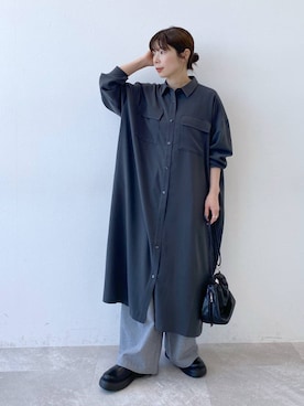 「アイテム（ワンピース/ドレス）」を使った、mayaさん（レディース・158cm・30代）の春コーディネート