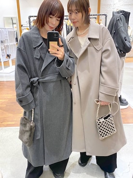 「LEPSIM」｜mayaさん（レディース・156cm）の冬コーディネート