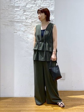 「アイテム（オールインワン・サロペット）」を使った、mayaさん（レディース・156cm・30代）の夏コーディネート
