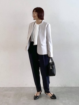 「アイテム（パンプス）」を使った、mayaさん（レディース・156cm・40代）の冬コーディネート