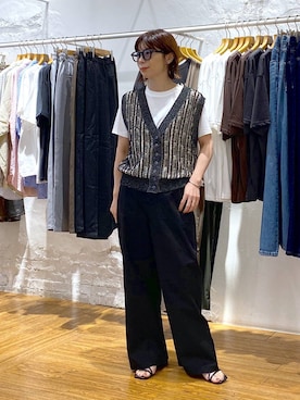 「LEPSIM（レプシィム）のアイテム」を使った、mayaさん（レディース・156cm）の夏コーディネート