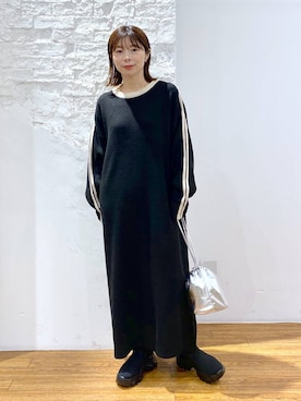 「アイテム（ワンピース/ドレス）」を使った、mayaさん（レディース・158cm・30代）の冬コーディネート