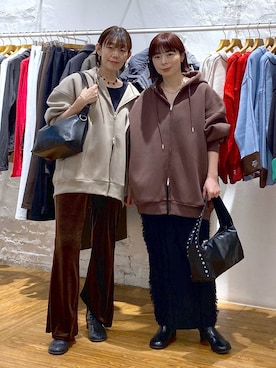 「アイテム（ハンドバッグ）」を使った、mayaさん（レディース・156cm・40代）の冬コーディネート