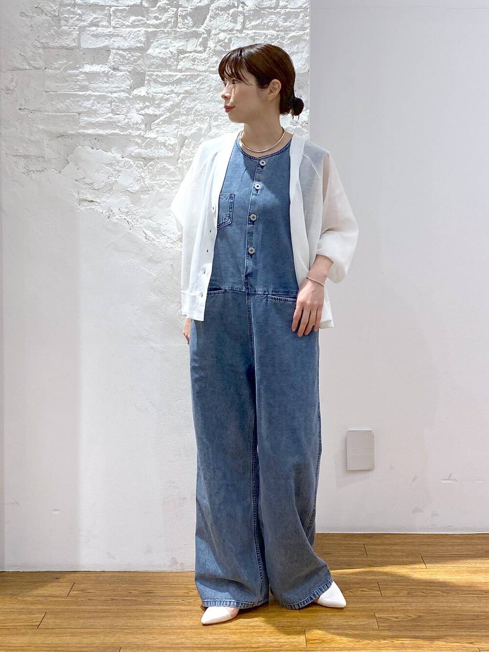 14ゲージシアーカーディガン 123531を使った人気ファッション