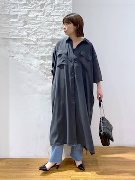 「アイテム（ワンピース/ドレス）」を使った、mayaさん（レディース・158cm・30代）の春コーディネート