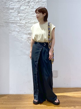 「アイテム（ネックレス）」を使った、mayaさん（レディース・158cm・30代）の夏コーディネート