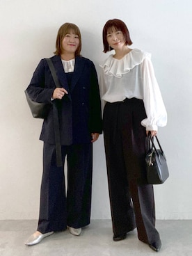 「アイテム（テーラードジャケット）」を使った、mayaさん（レディース・156cm・40代）の秋コーディネート