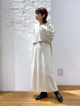 「アイテム（ワンピース/ドレス）」を使った、mayaさん（レディース・158cm・30代）の冬コーディネート