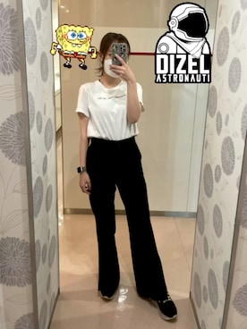 「Jeffrey Campbell（ジェフリーキャンベル）のアイテム（スニーカー）」を使った、eee👽さん（レディース・154cm）の夏コーディネート