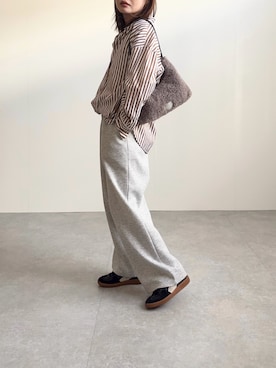 「COLDE （コルデ）のアイテム」を使った、ユタニさん（レディース・163cm）の秋コーディネート