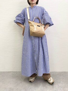 「COLDE （コルデ）のアイテム」を使った、ユタニさん（レディース・163cm）の春コーディネート