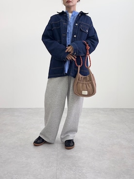 「COLDE （コルデ）のアイテム」を使った、ユタニさん（レディース・163cm）の秋コーディネート