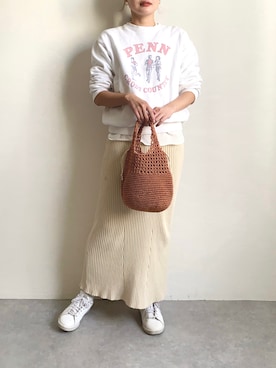 ユタニさん（レディース・163cm）の春コーディネート