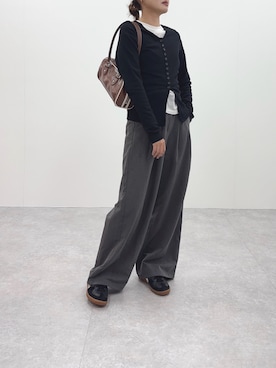 「COLDE （コルデ）のアイテム」を使った、ユタニさん（レディース・163cm）の秋コーディネート