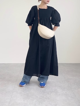 「COLDE （コルデ）のアイテム」を使った、ユタニさん（レディース・163cm）の秋コーディネート