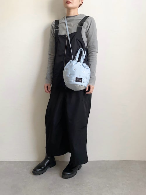 COLDE ショルダーバッグ バッグ スタッズ付き2way巾着ショルダーバッグ 