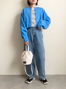 「COLDE （コルデ）のアイテム」を使った、ユタニさん（レディース・163cm）の春コーディネート