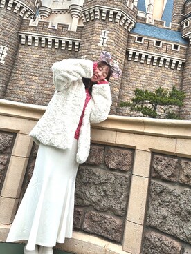 「one after another NICE CLAUP（ワンアフターアナザーナイスクラップ）のアイテム（その他アウター）」を使った、じゅりさん（レディース・158cm）の春コーディネート
