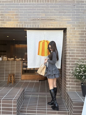 「ZARA（ザラ）のアイテム」を使った、야요さん（レディース・159cm）の夏コーディネート