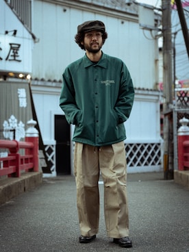 「BROTHER BRIDGE（ブラザーブリッジ）のアイテム」を使った、sugaさん（メンズ・177cm）の冬コーディネート