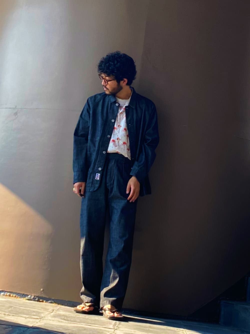 直営限定】Schott/ショット/DENIM COVER ALL/デニム カバーオールを