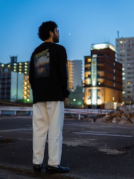 「BROTHER BRIDGE（ブラザーブリッジ）のアイテム」を使った、sugaさん（メンズ・177cm）の秋コーディネート