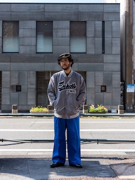 「BROTHER BRIDGE（ブラザーブリッジ）のアイテム」を使った、sugaさん（メンズ・177cm）の冬コーディネート