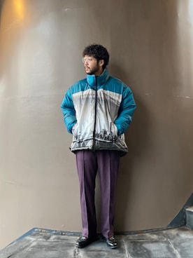 「schott（ショット）の【直営限定】Schott/ショット/MILITARY SLACKS/ミリタリースラックス（その他パンツ）」を使った、sugaさん（メンズ・177cm）の冬コーディネート