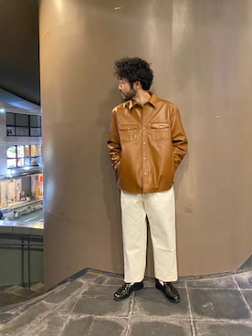 「BROTHER BRIDGE（ブラザーブリッジ）のアイテム」を使った、sugaさん（メンズ・177cm）の冬コーディネート