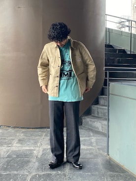 「STRANGE TRIP（ストレンジトリップ）のアイテム」を使った、sugaさん（メンズ・177cm）の夏コーディネート