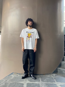 「ファッションの力を信じよう」｜「アイテム（ローファー）」を使った、sugaさん（メンズ・177cm）の春コーディネート