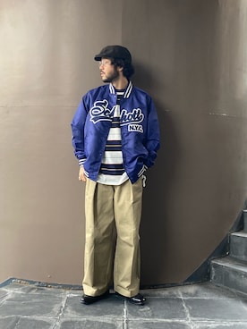 「BROTHER BRIDGE（ブラザーブリッジ）のアイテム」を使った、sugaさん（メンズ・177cm）の冬コーディネート