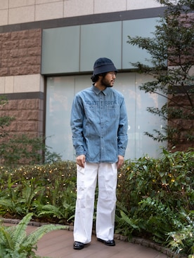 「ファッションの力を信じよう」｜「アイテム（ローファー）」を使った、sugaさん（メンズ・177cm）の冬コーディネート