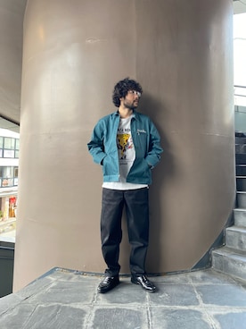 「BROTHER BRIDGE（ブラザーブリッジ）のアイテム」を使った、sugaさん（メンズ・177cm）の春コーディネート