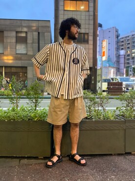 「schott（ショット）のアイテム（シューズ）」を使った、sugaさん（メンズ・177cm）の春コーディネート