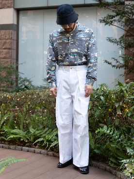 「BROTHER BRIDGE（ブラザーブリッジ）のアイテム」を使った、sugaさん（メンズ・177cm）の冬コーディネート