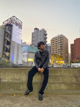 「BROTHER BRIDGE（ブラザーブリッジ）のアイテム」を使った、sugaさん（メンズ・177cm）の秋コーディネート