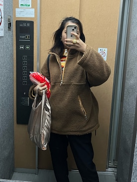 「JOURNAL STANDARD（ジャーナルスタンダード）のアイテム（ブルゾン）」を使った、nkさん（レディース・157cm）の冬コーディネート