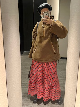 「JOURNAL STANDARD（ジャーナルスタンダード）のアイテム（ブルゾン）」を使った、nkさん（レディース・157cm）の冬コーディネート