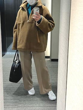 「JOURNAL STANDARD（ジャーナルスタンダード）のアイテム（ブルゾン）」を使った、nkさん（レディース・157cm）の冬コーディネート