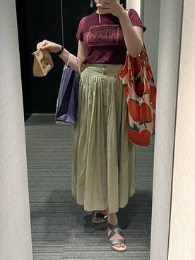 nkさん（レディース・157cm）の夏コーディネート