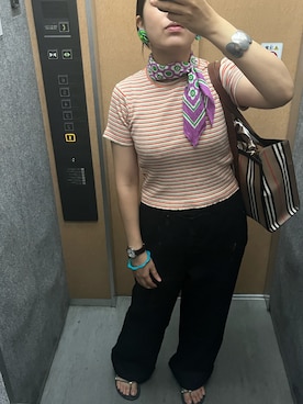 nkさん（レディース・157cm）の夏コーディネート