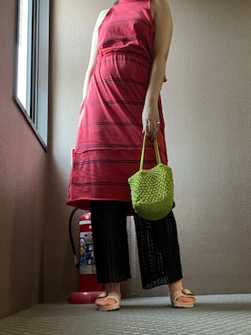 「アイテム（レッグウェア）」を使った、nkさん（レディース・157cm）の夏コーディネート