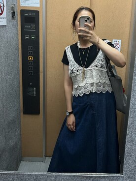 nkさん(レディース・157cm)の夏コーディネート
