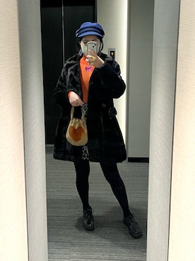 「PAMEO POSE」｜「アイテム（ジャケット/アウター）」を使った、nkさん（レディース・157cm）の冬コーディネート