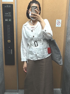 「note et silence （ノートエシロンス）のアイテム」を使った、nkさん（レディース・157cm）の春コーディネート