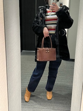 nkさん（レディース・157cm）の冬コーディネート