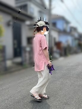 「AS as know as（エーエス アズノウアズ）のアイテム」を使った、HKRさん（レディース・162cm）の夏コーディネート