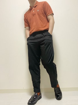 kasago/Instagramも見てねさんの（LACOSTE | ラコステ）を使ったコーディネート