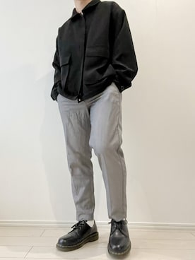 「CREARE -LINO-（クレアーレリノ）のアイテム（ブルゾン）」を使った、kasago/Instagramも見てねさん（メンズ・165cm）の冬コーディネート